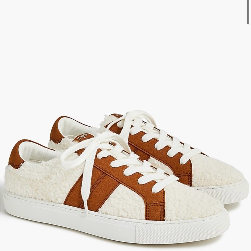 JCrew Sherpa roadtrip sneakers